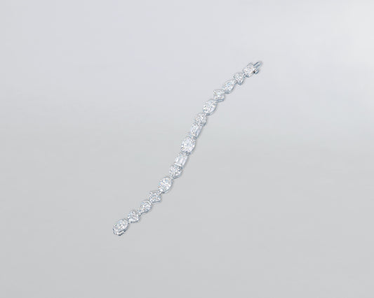 Fancy Shaped Diamond Bracelet