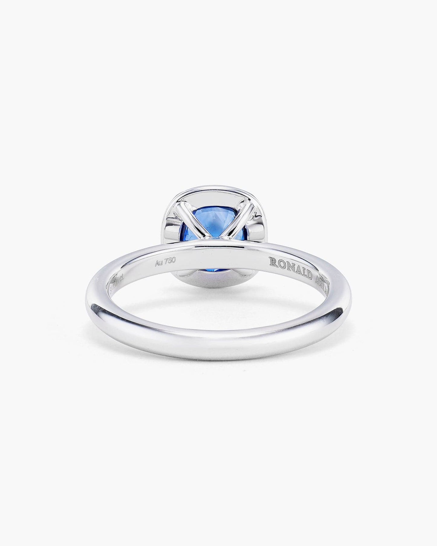 1.20 carat Cushion Cut Sapphire Ring