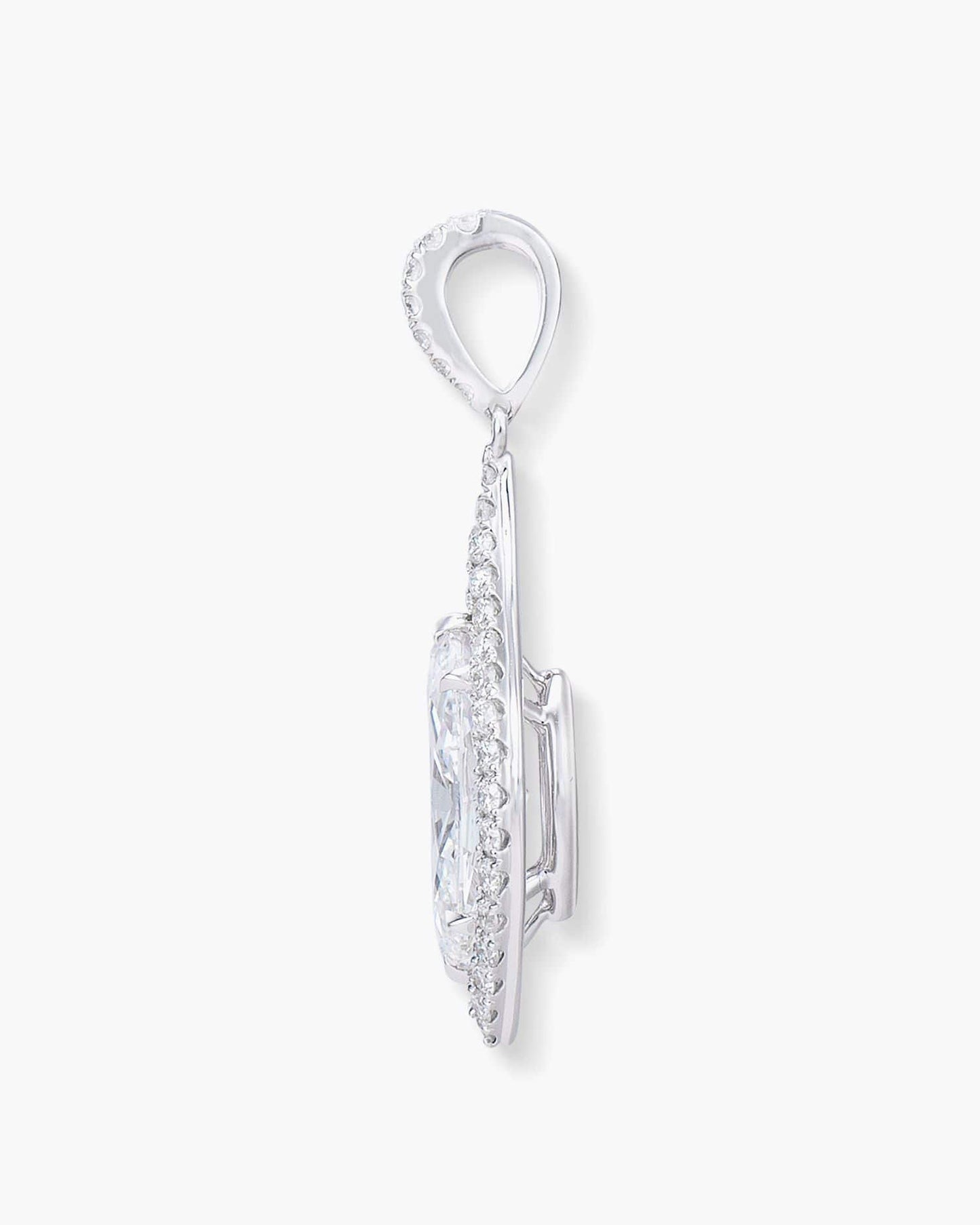 1.09 carat Marquise Shape Diamond Pendant Necklace