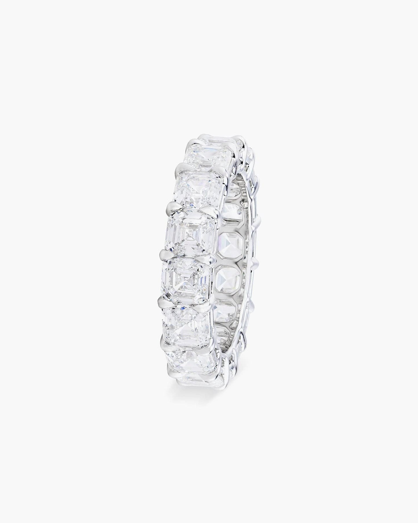 Asscher Cut Diamond Eternity Ring (0.40 carat)