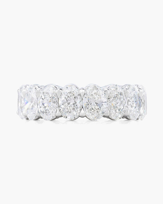 Oval Shape Diamond Eternity Ring (0.50 carat)