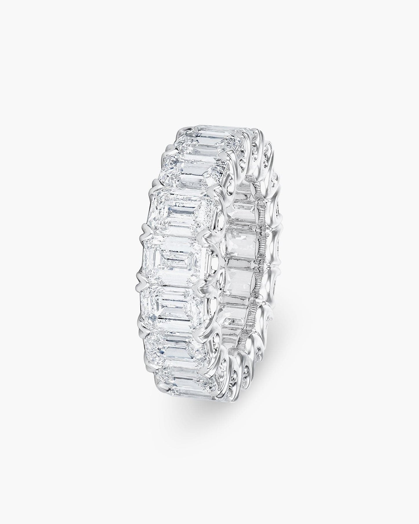 Emerald Cut Diamond Eternity Ring (0.50 carat)
