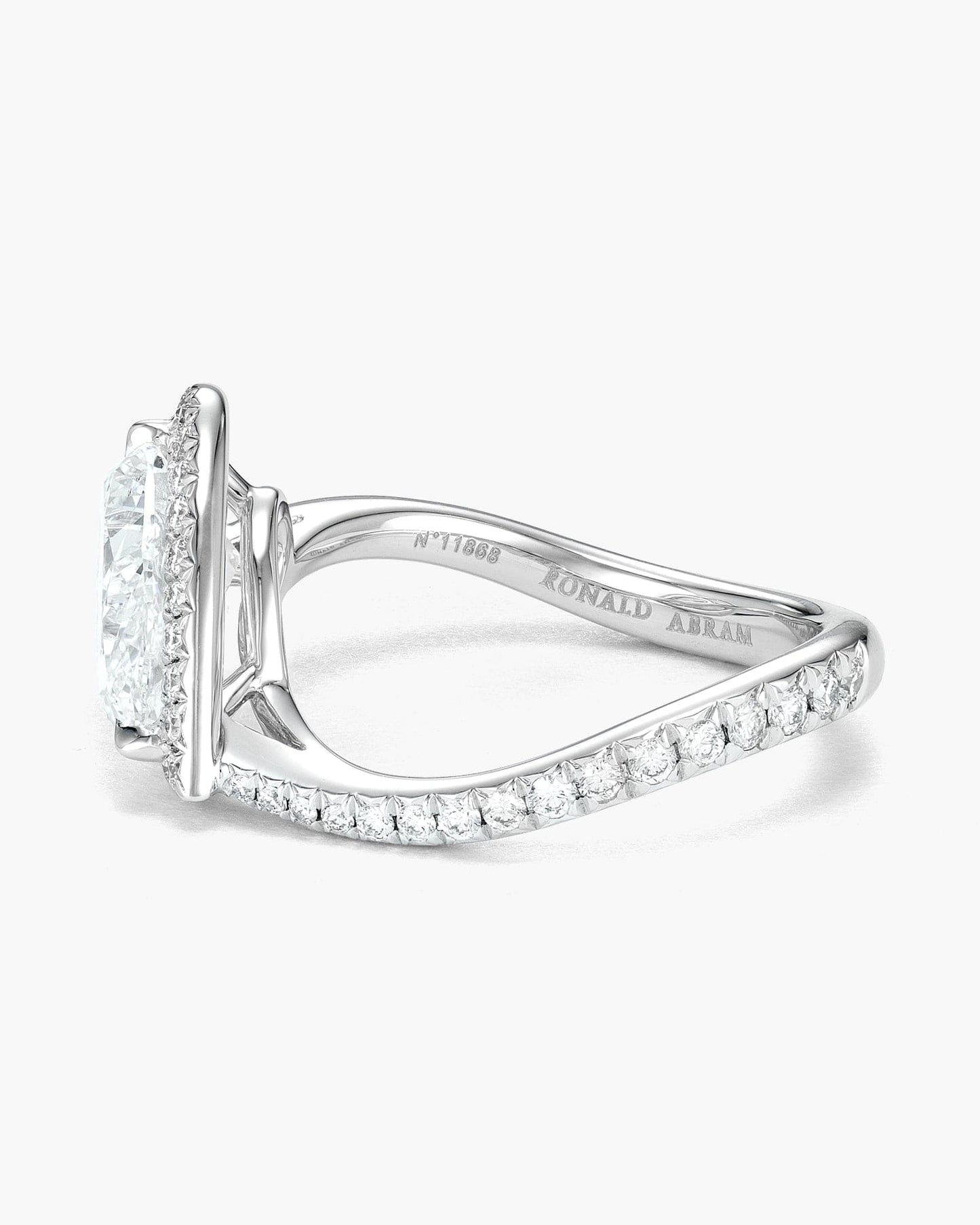 2.02 carat Pear Shape Diamond Ring