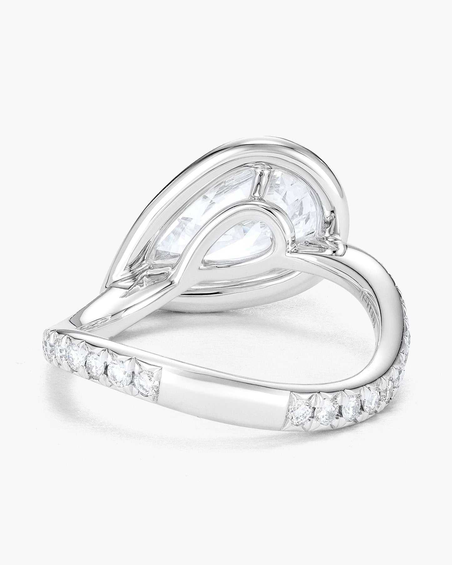 2.02 carat Pear Shape Diamond Ring