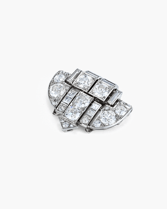 Art Deco Diamond Brooch