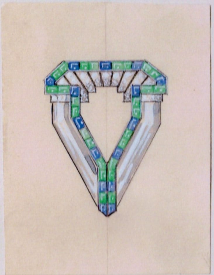 The Original Raymond Yard Design Sketch
