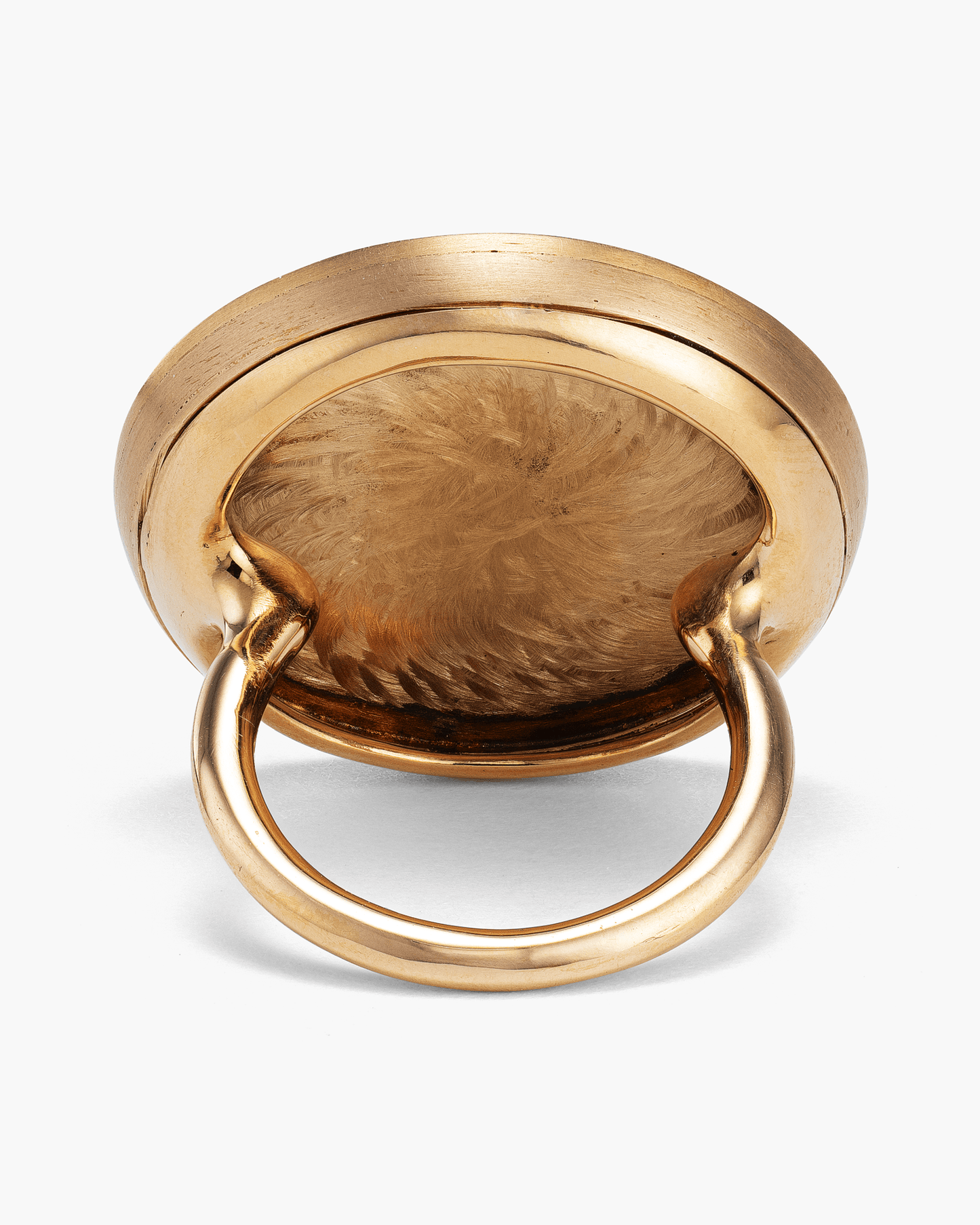 Estate Diamond and Enamel Cleopatra Ring