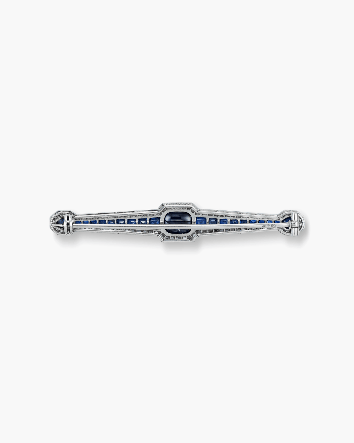 Art Deco Sapphire and Diamond Brooch