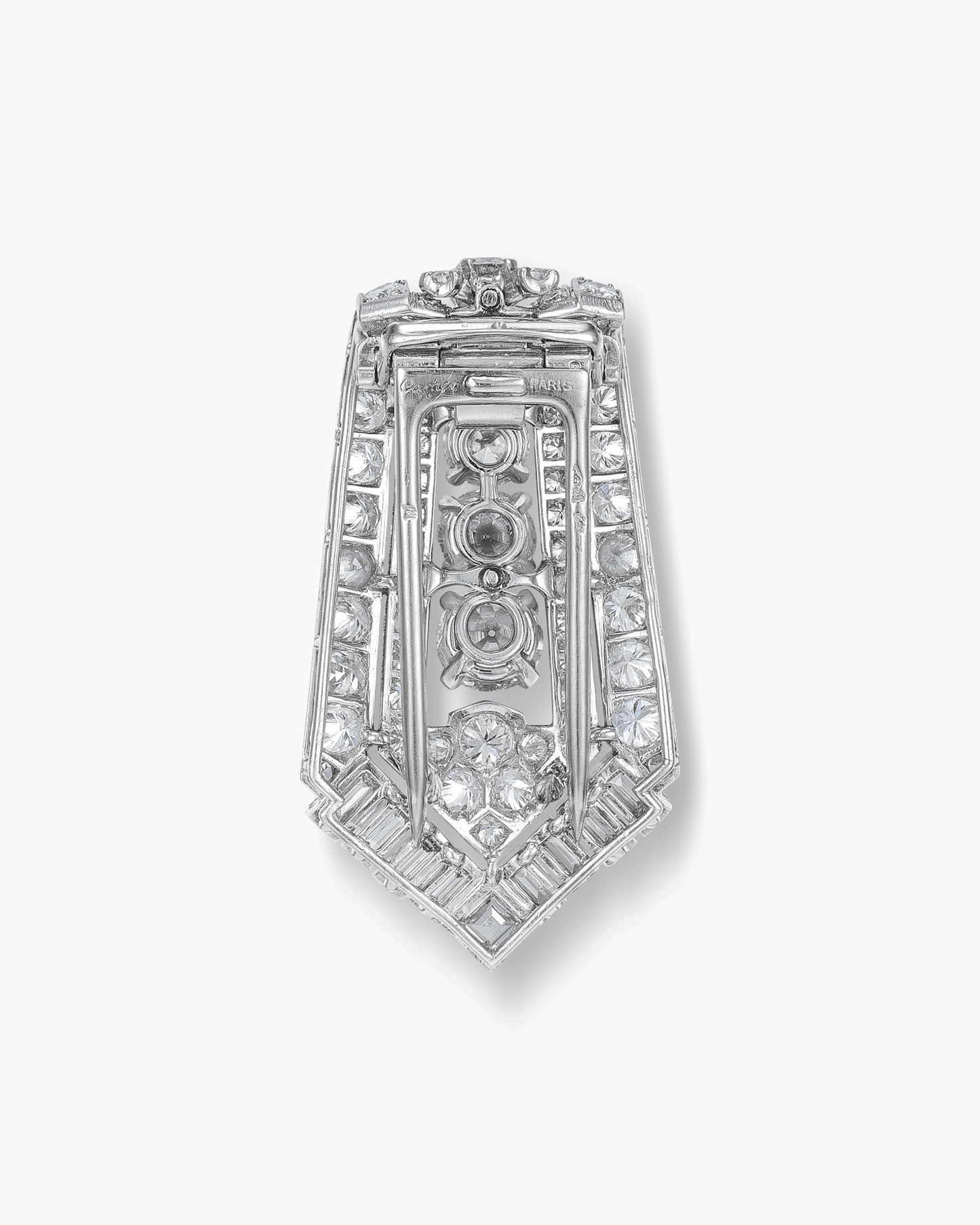 Art Deco Diamond Brooch by Cartier