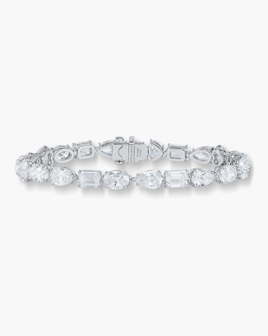 Fancy Shaped Diamond Bracelet (0.70 carat)