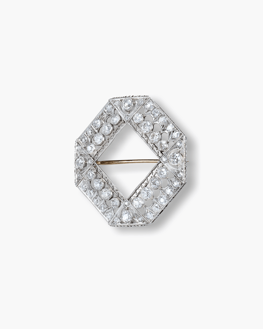 Art Deco Diamond Clip