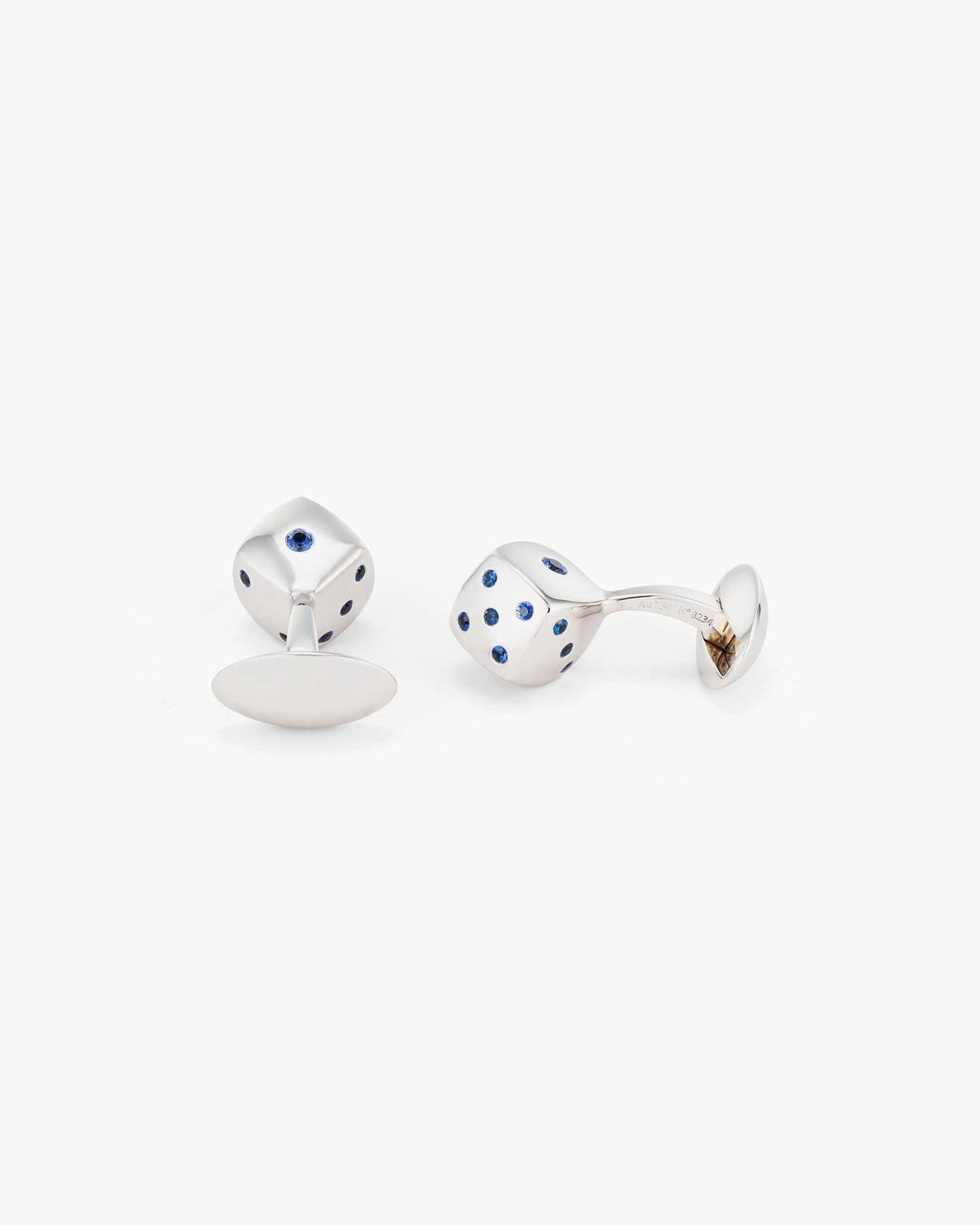 Sapphire Dice Cufflinks