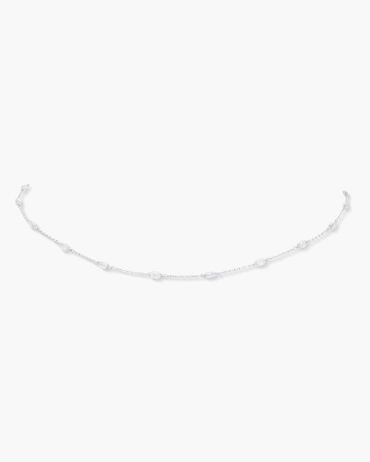 Briolette Diamond Necklace, 4.08 carats