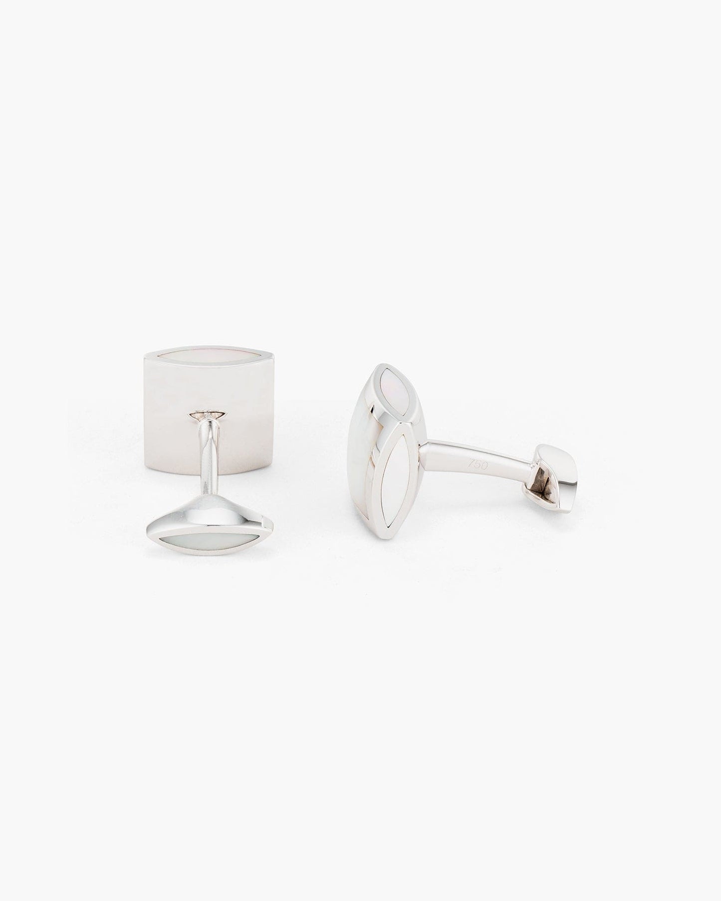 Mother of Pearl Convex Square Cufflinks