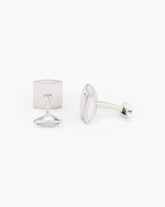 Mother of Pearl Convex Square Cufflinks