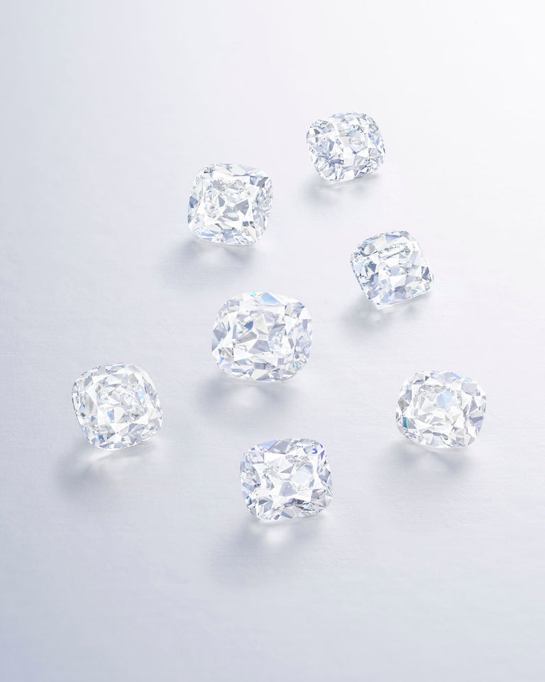 Antique Cushion Cut Diamonds