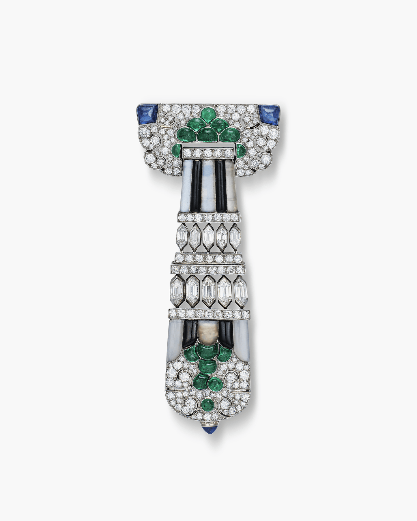 Art Deco Lapel Watch by Lacloche Frères