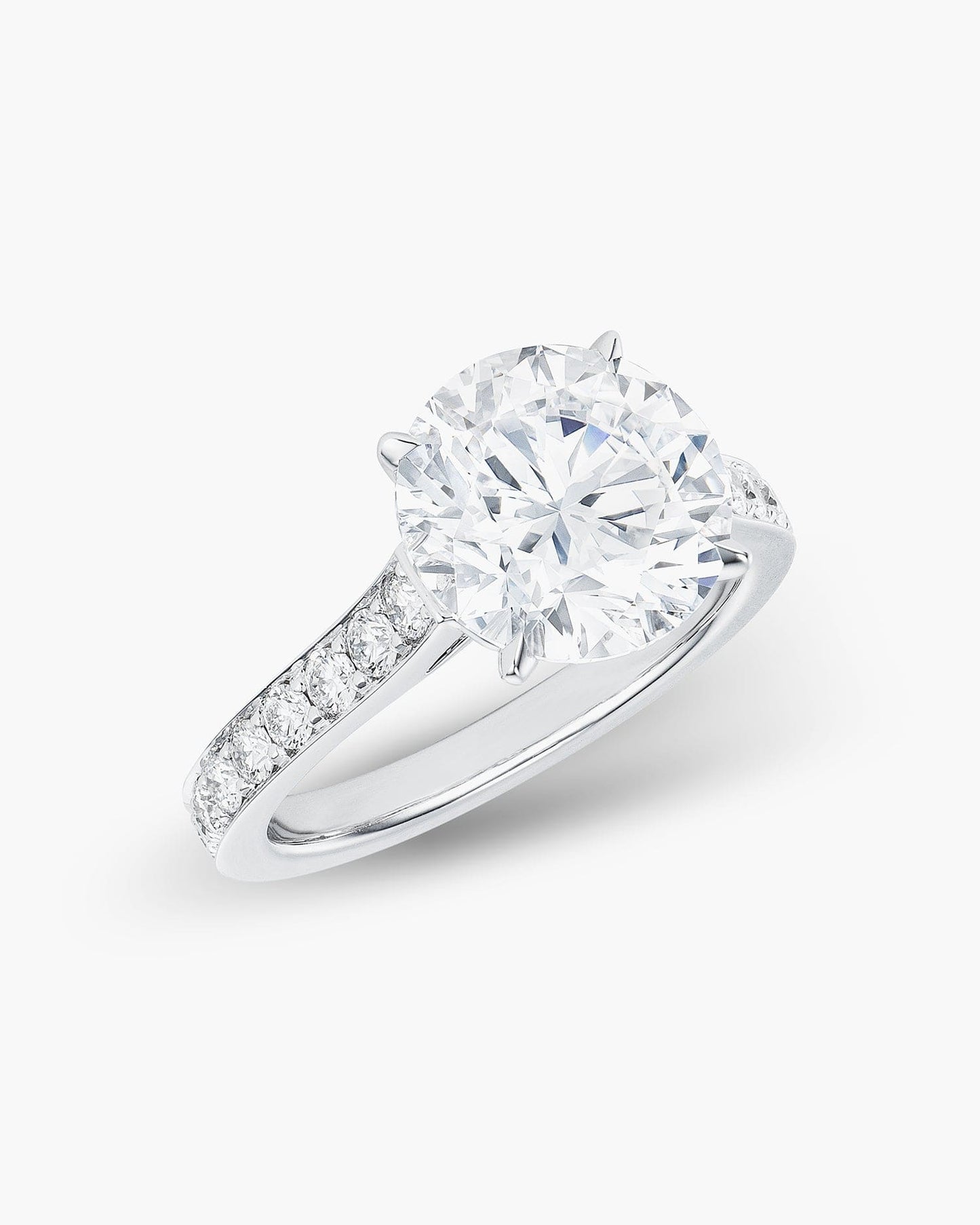 3.62 carat Round Brilliant Cut Diamond Ring