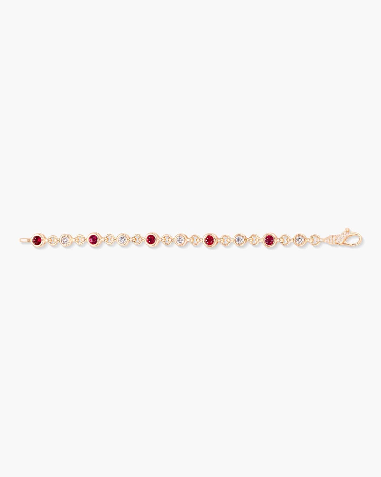 Burmese Ruby and Diamond Bracelet