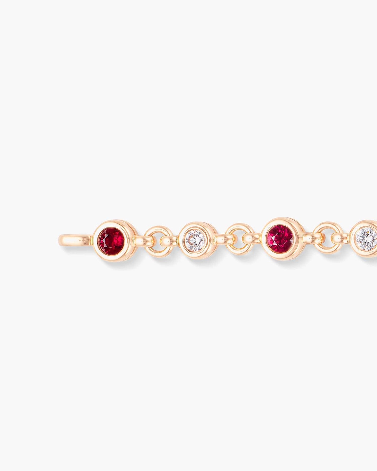 Burmese Ruby and Diamond Bracelet