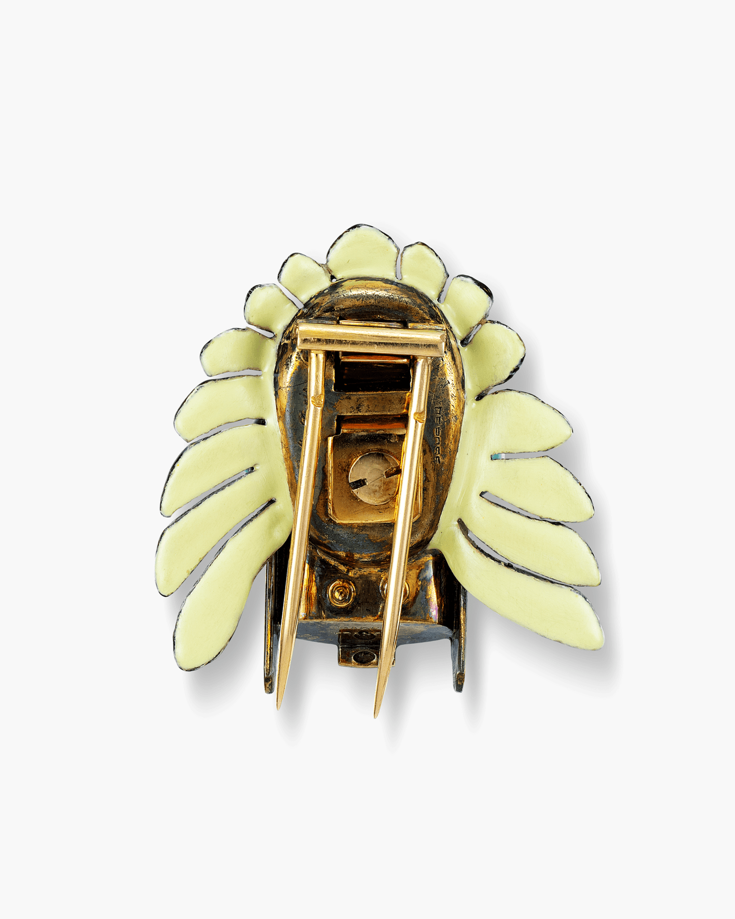 Art Deco Sioux Indian Head Brooch by Cartier