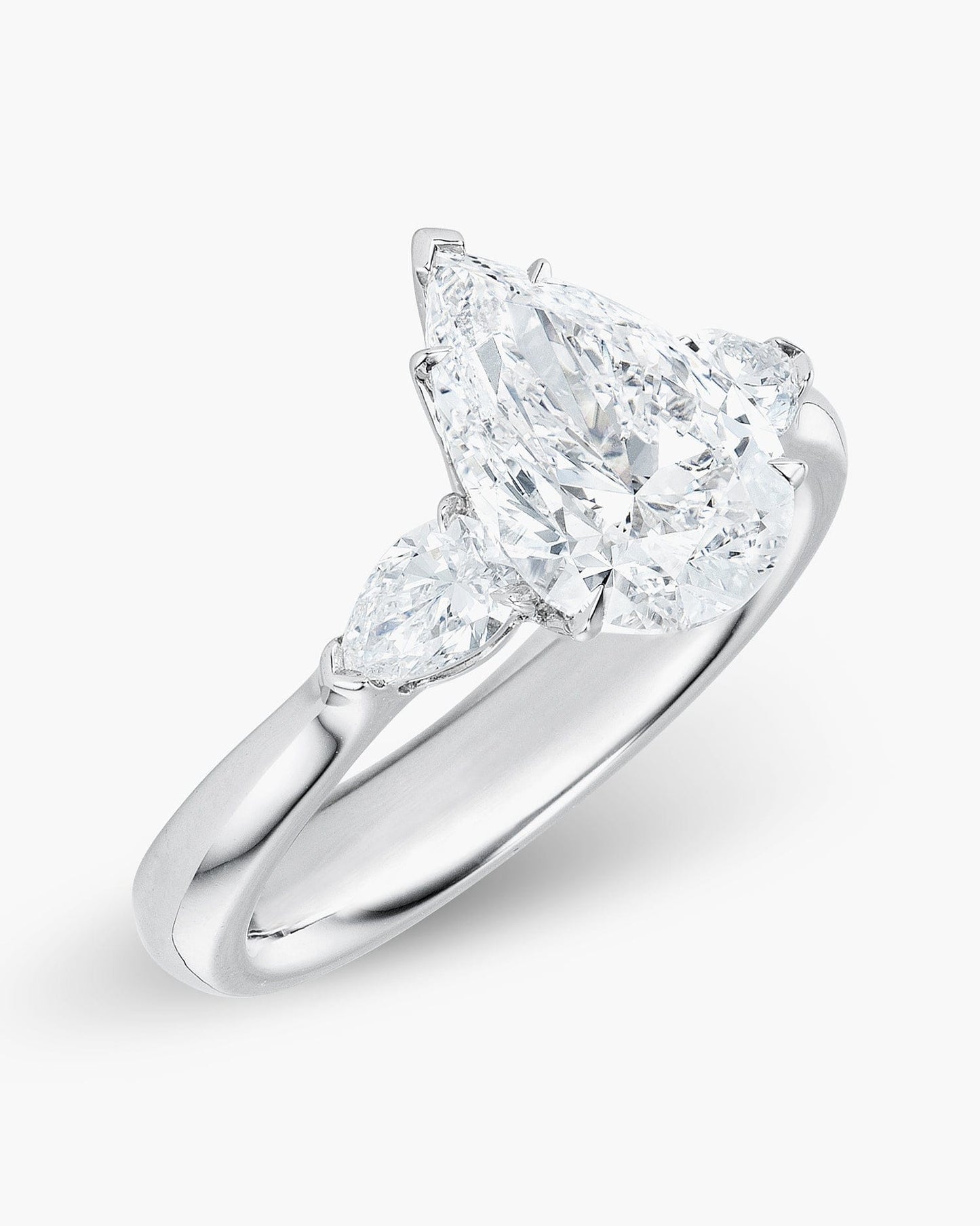 2.02 carat Pear Shape Diamond Ring