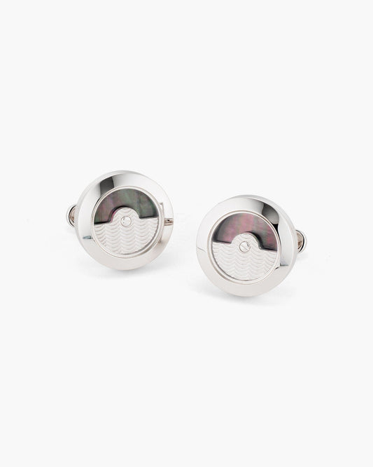 Mother of Pearl Rotor Cufflinks