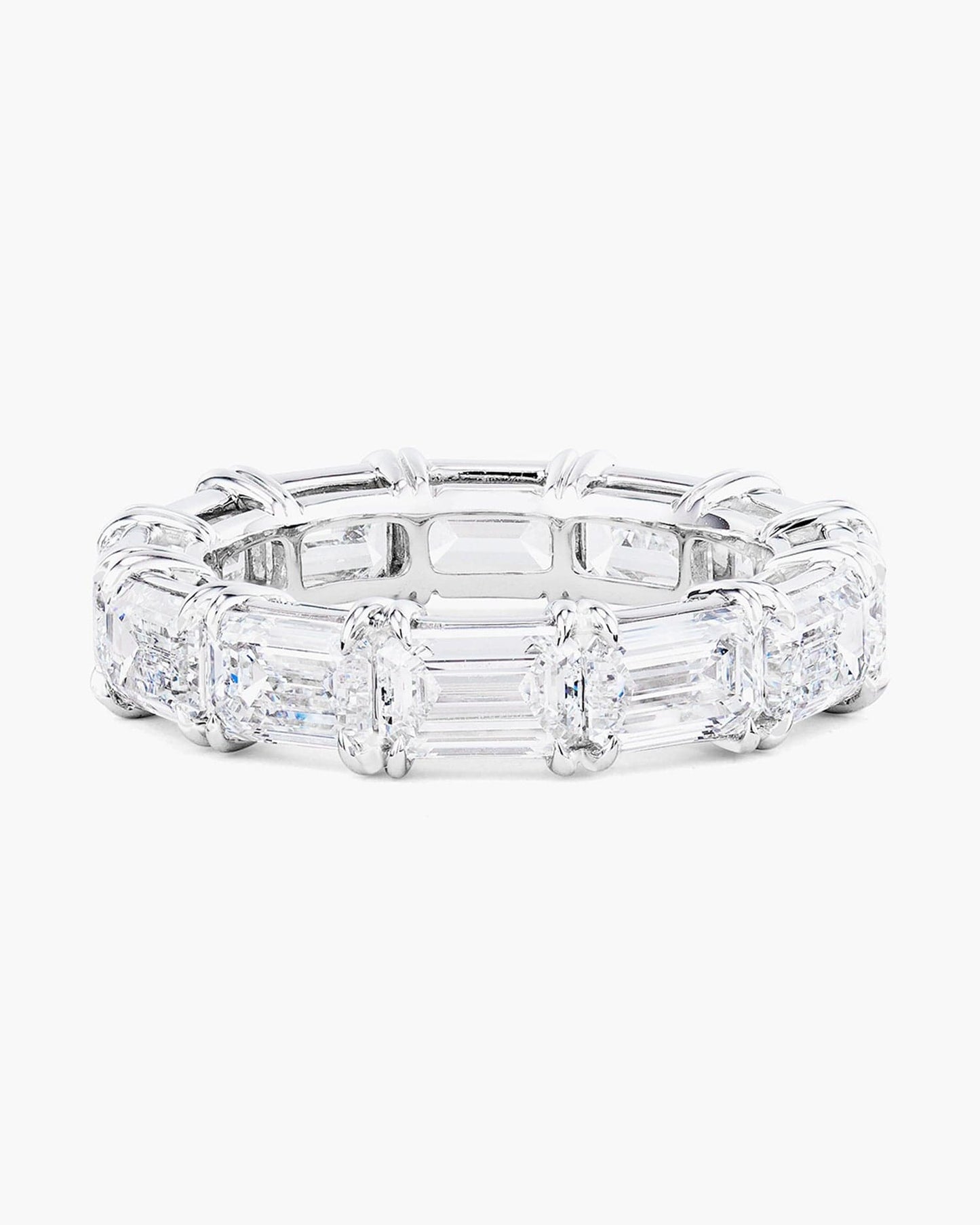 Emerald Cut Diamond Horizontal Eternity Ring (0.50 carat)