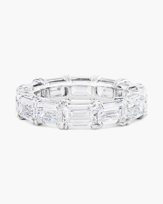 Emerald Cut Diamond Horizontal Eternity Ring (0.50 carat)