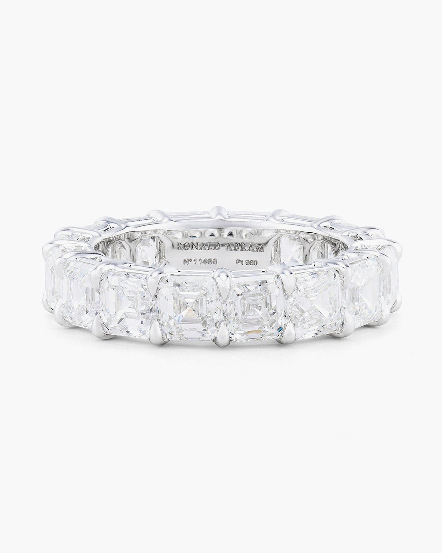 Asscher Cut Diamond Eternity Ring (0.40 carat)