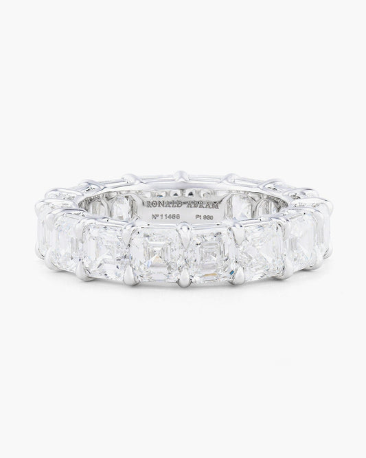 Asscher Cut Diamond Eternity Ring (0.40 carat)
