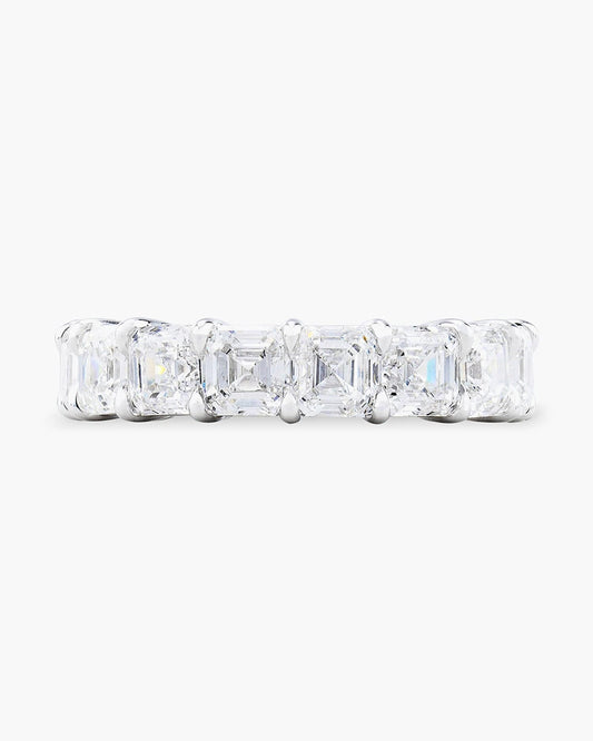 Asscher Cut Diamond Eternity Ring (0.40 carat)