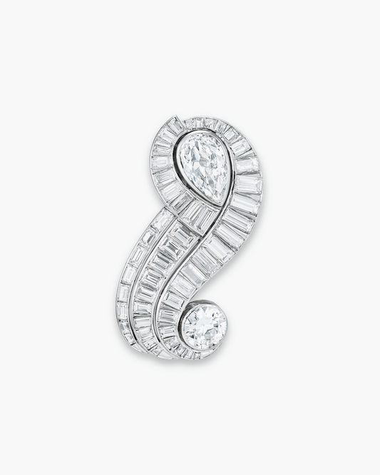 Estate Diamond Brooch by Chaumet