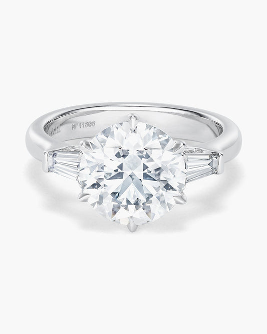 3.21 carat Round Brilliant Cut Diamond Ring