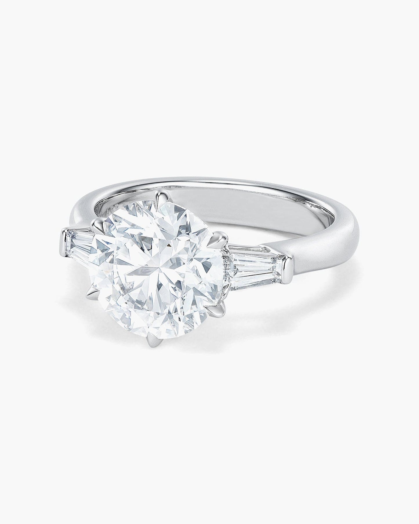 3.21 carat Round Brilliant Cut Diamond Ring