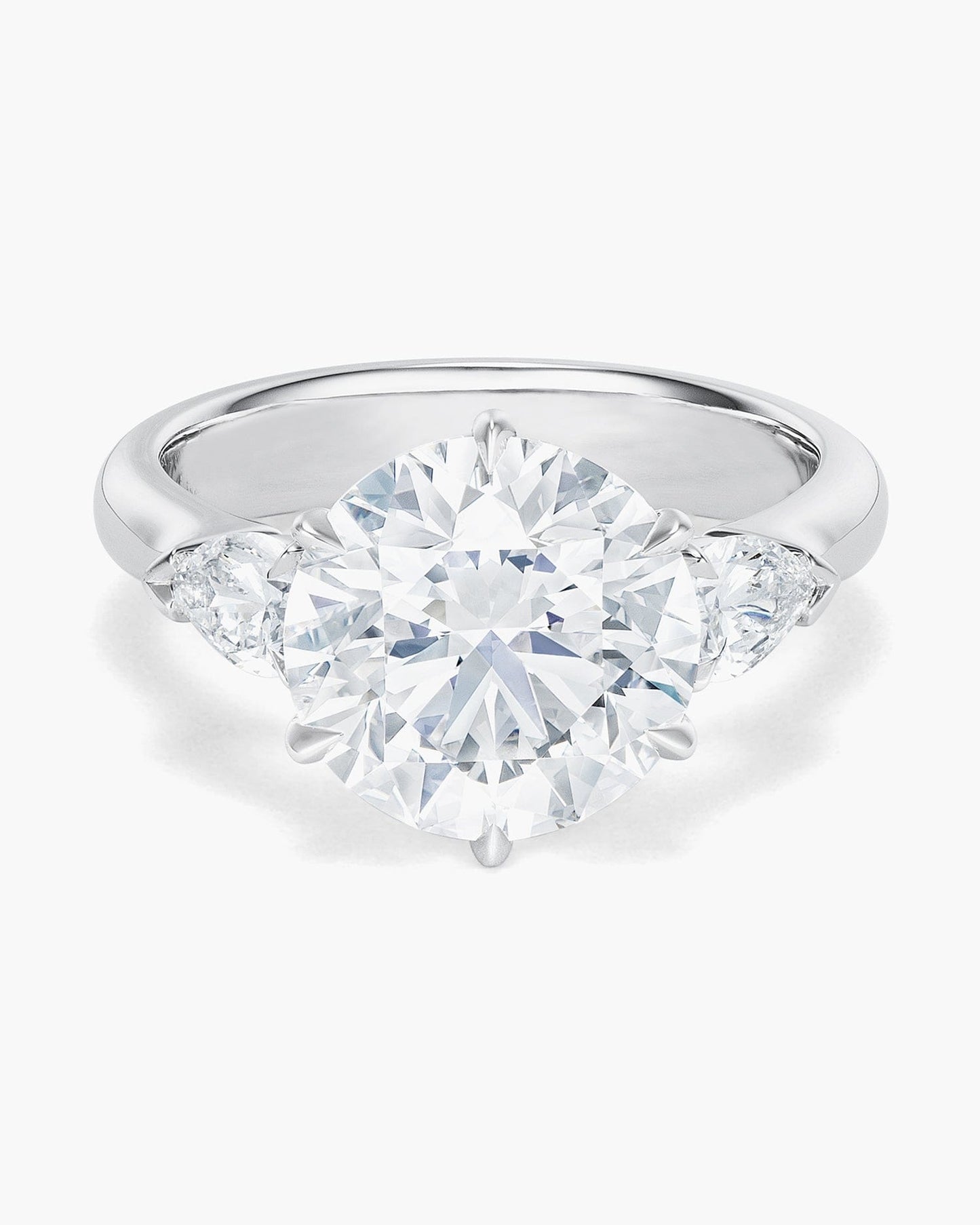 3.87 carat Round Brilliant Cut Diamond Ring