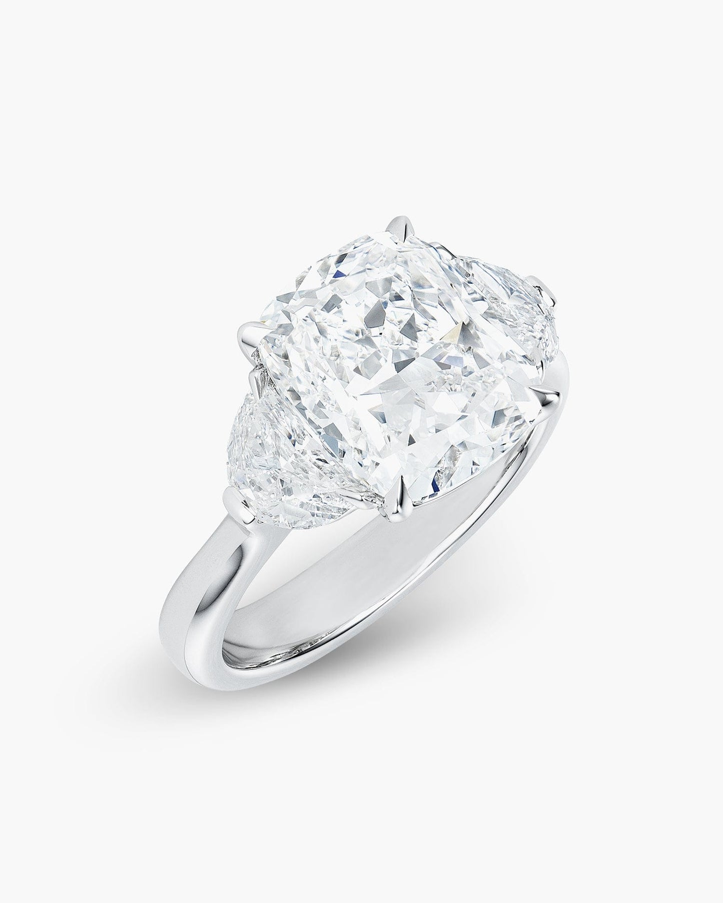 4.08 carat Cushion Cut Diamond Ring
