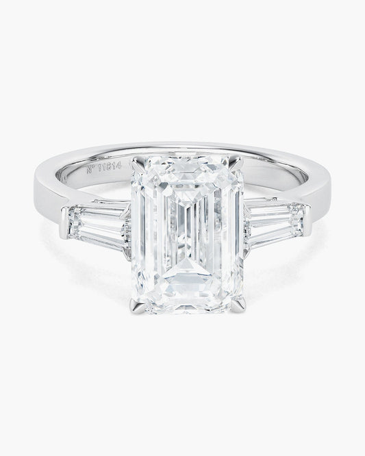 3.19 carat Emerald Cut Diamond Ring
