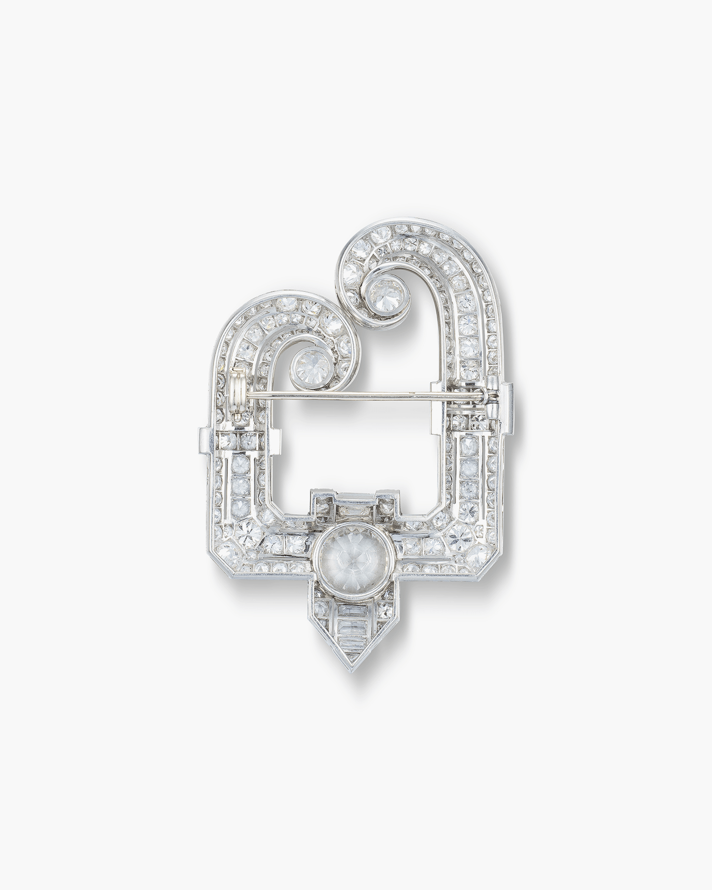 Art Deco Diamond Brooch by Maynier & Pinçon