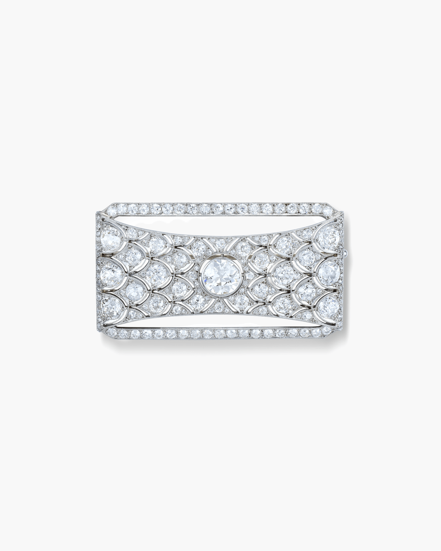 Art Deco Diamond Brooch