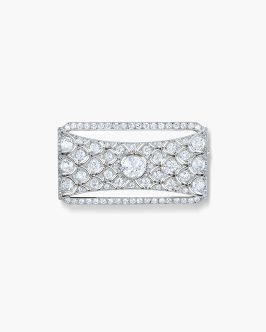 Art Deco Diamond Brooch