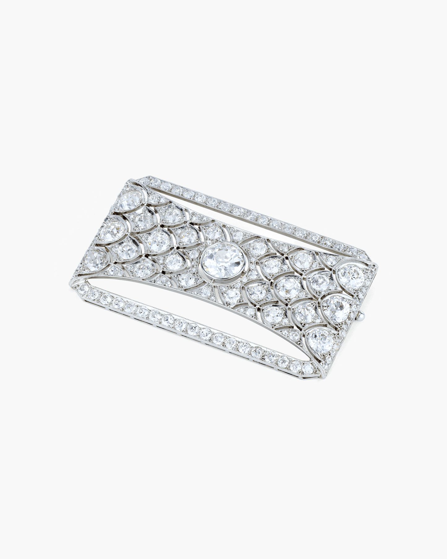 Art Deco Diamond Brooch