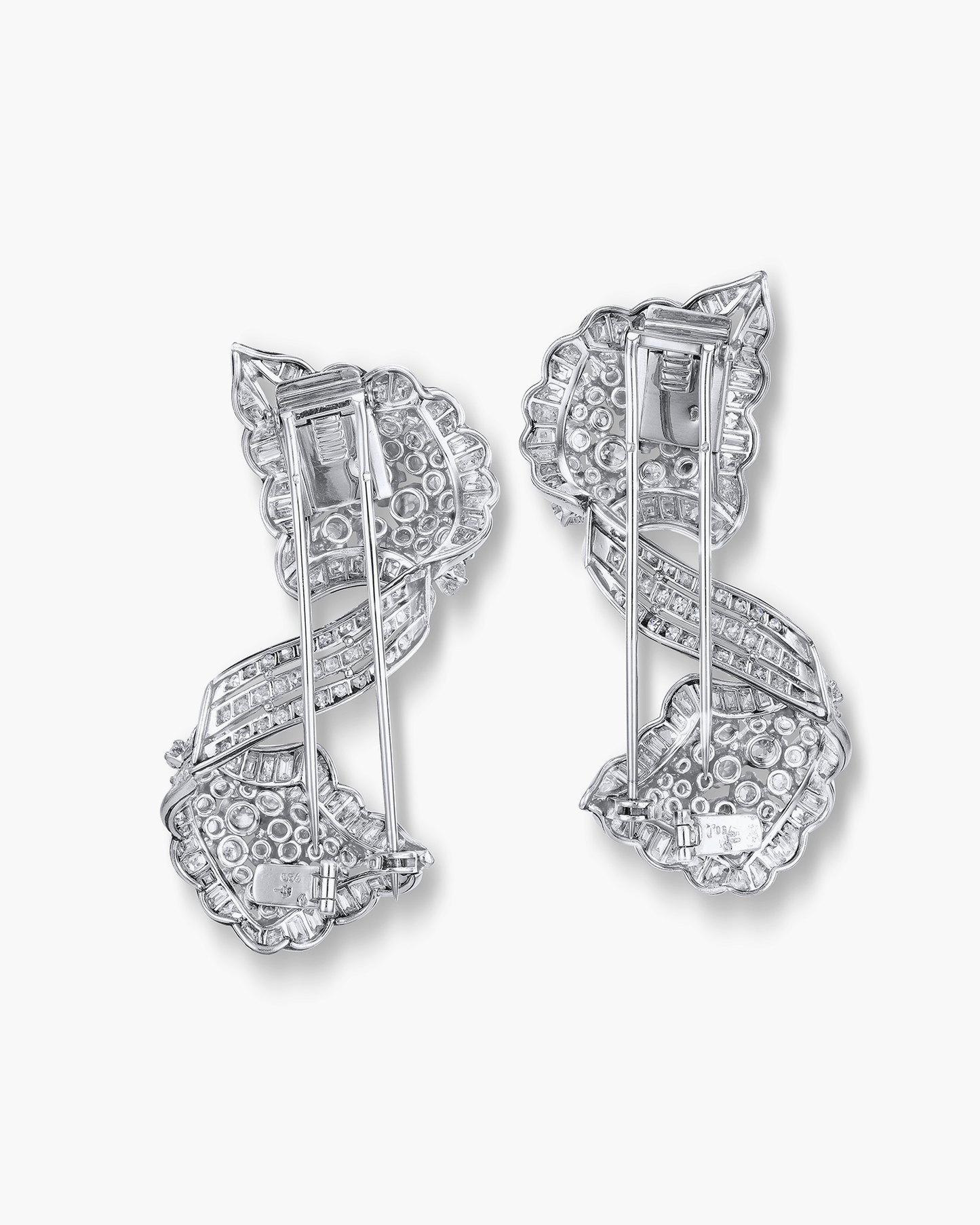 Art Deco Diamond Brooches