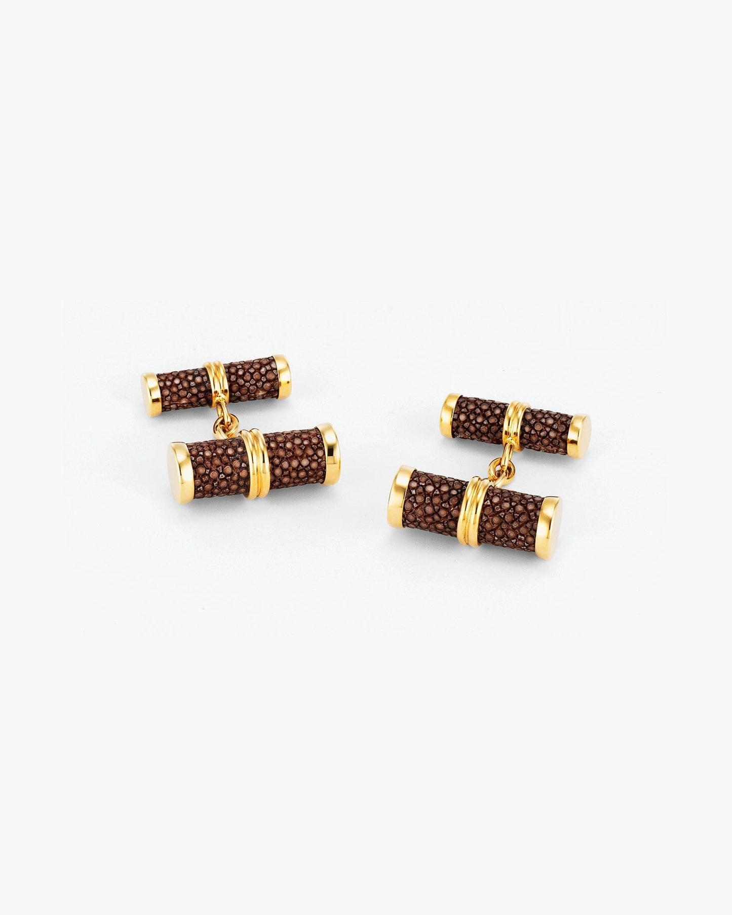 Brown Stingray Cufflinks