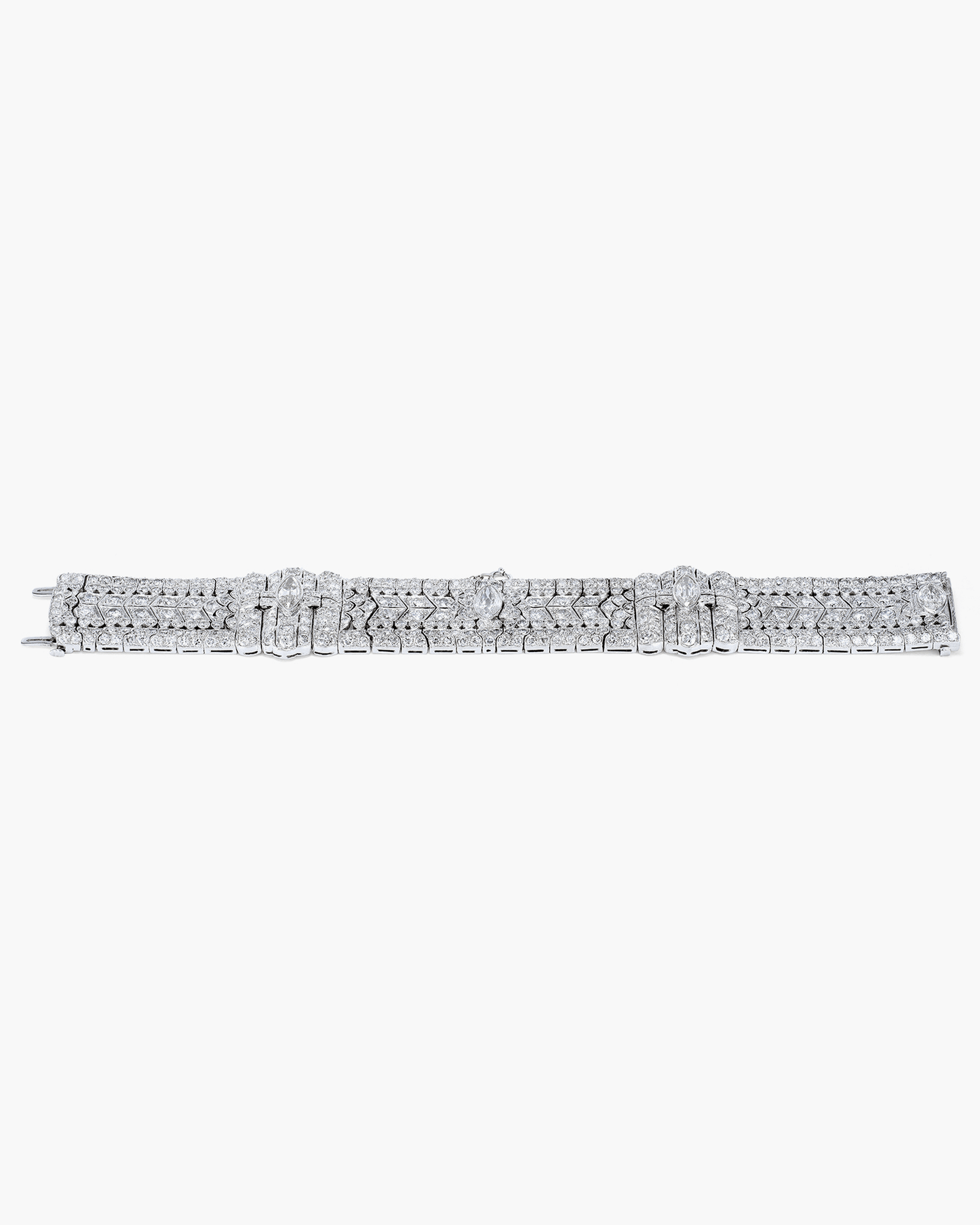 Art Deco Diamond Bracelet by J.E. Caldwell & Co.