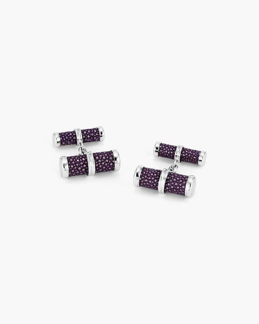 Purple Stingray Cufflinks