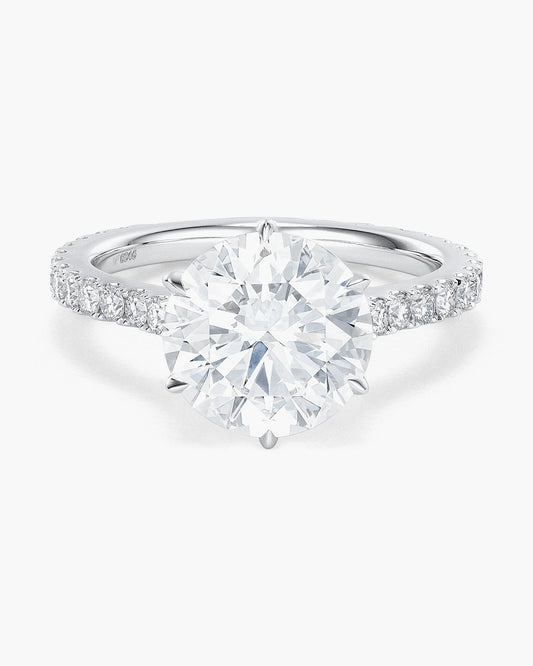 3.08 carat Round Brilliant Cut Diamond Ring