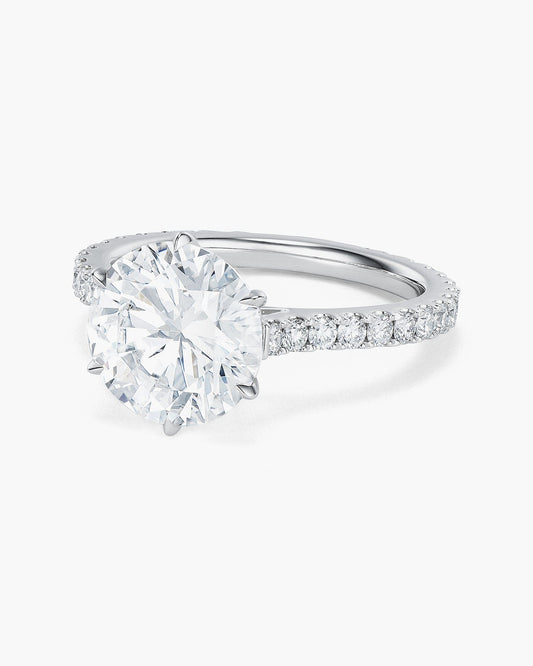 3.08 carat Round Brilliant Cut Diamond Ring