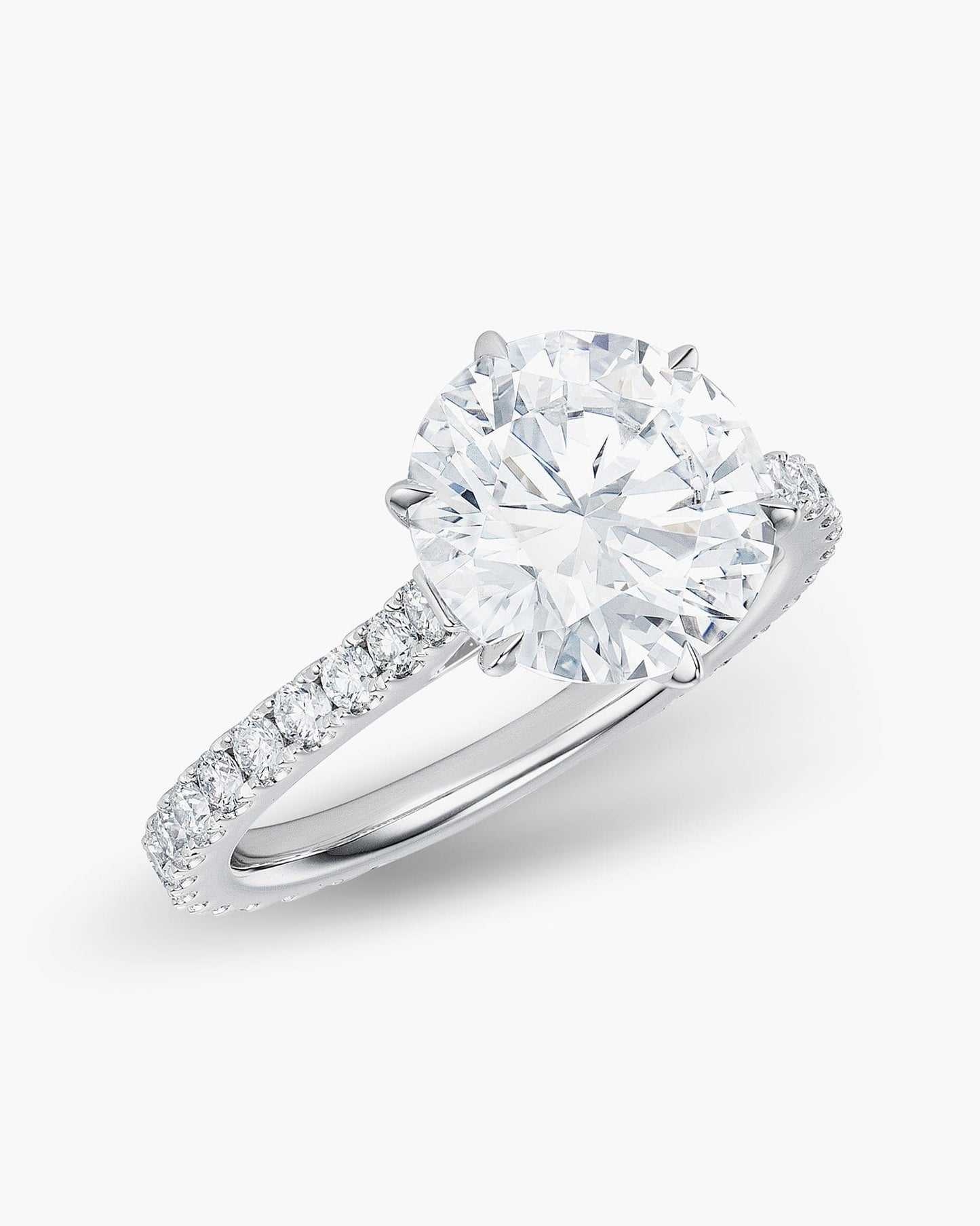3.08 carat Round Brilliant Cut Diamond Ring