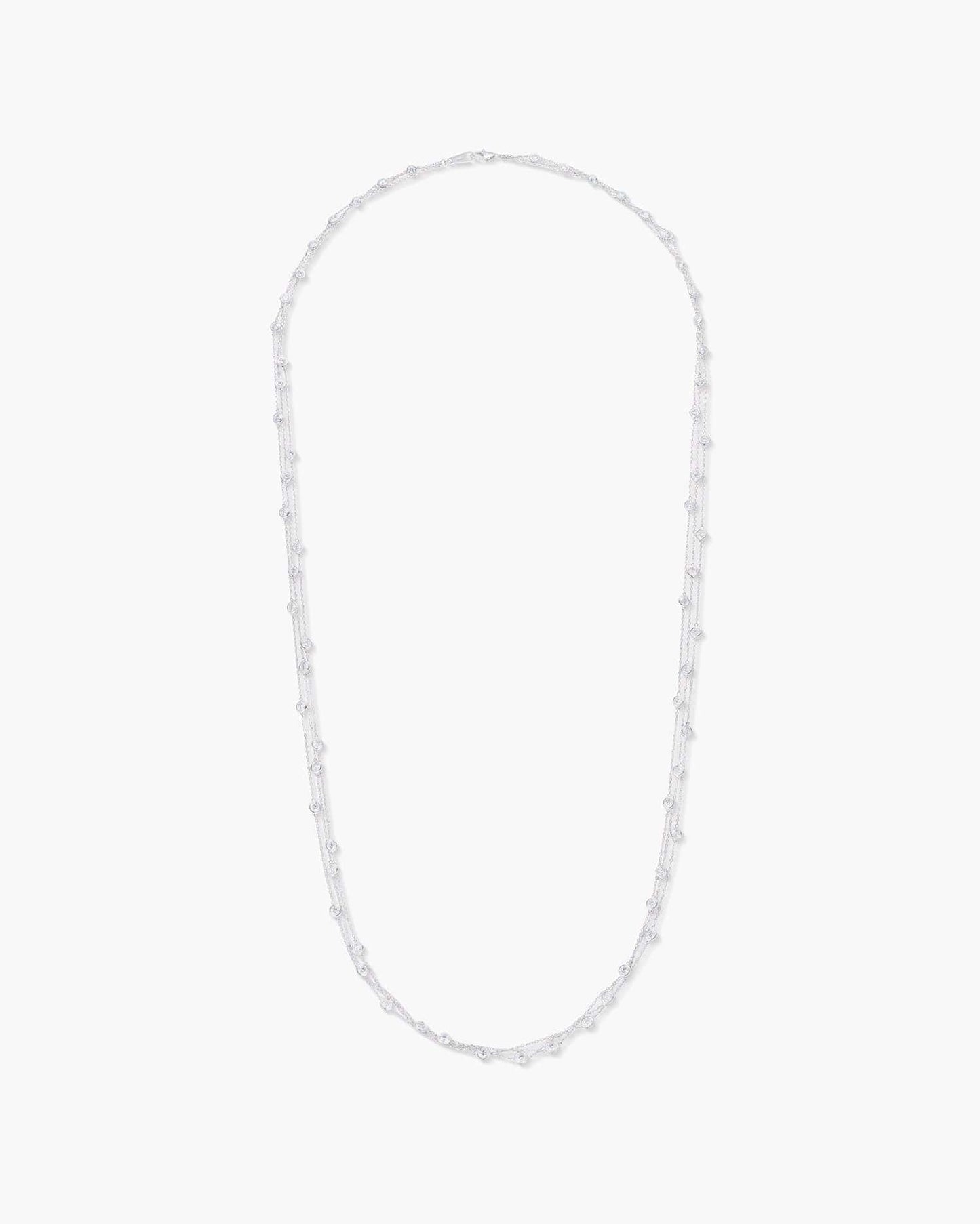 Round Brilliant Cut Diamond Necklace, 6.35 carats